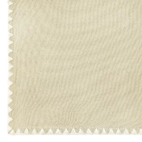 Kate Aurora Coastal Hamptons Living Textured Rod Pocket  Window Valance image {2}