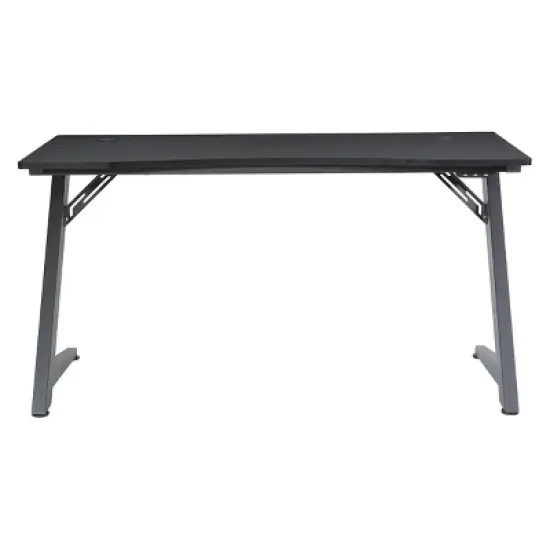 Beta Battlestation Gaming Desk Black - OSP Home Furnishings image {2}