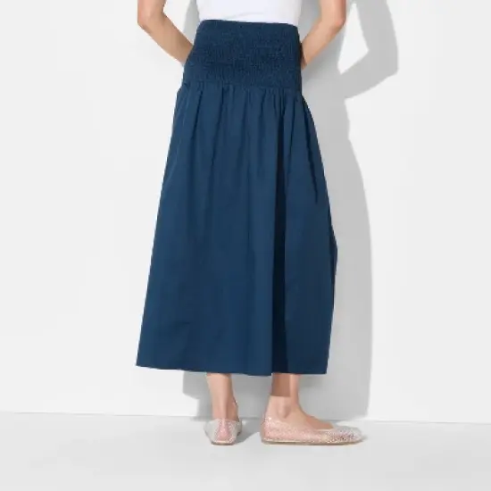 Women's Smocked Waist Maxi Skirt - Wild Fable&trade; image {2}