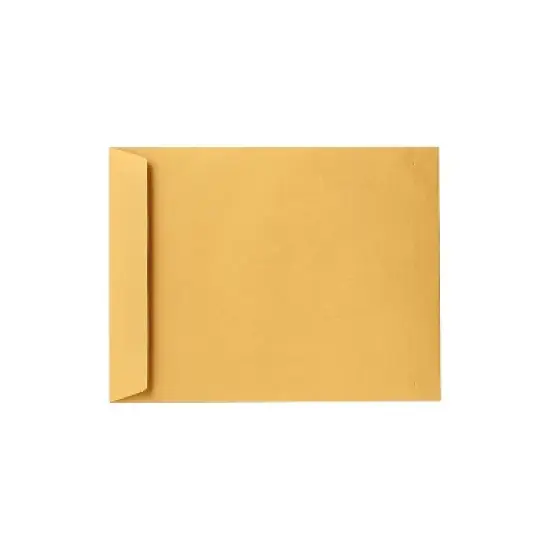 LUX 9 x 12 Open End Envelopes 500/Pack 24lb. Brown Kraft (8383-500) image {1}