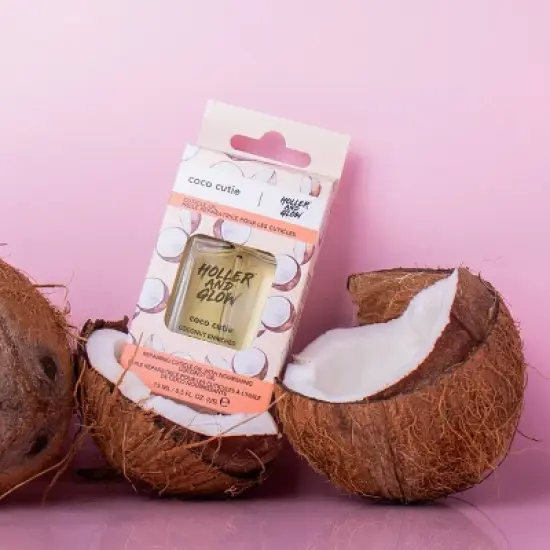 Holler and Glow Coco Cutie Coconut Enriched Cuticle Oil - 0.5 fl oz image {4}