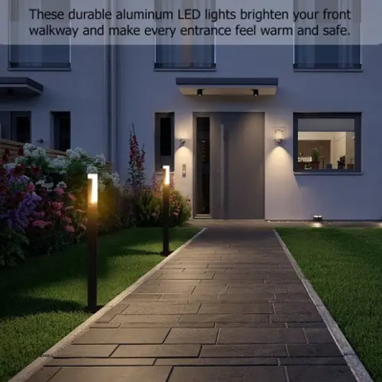 Gardenised LED Landscape Lighting IP65 Waterproof Outdoor Light Fixture with Durable Aluminum Housing 3000K Warm Light image {5}