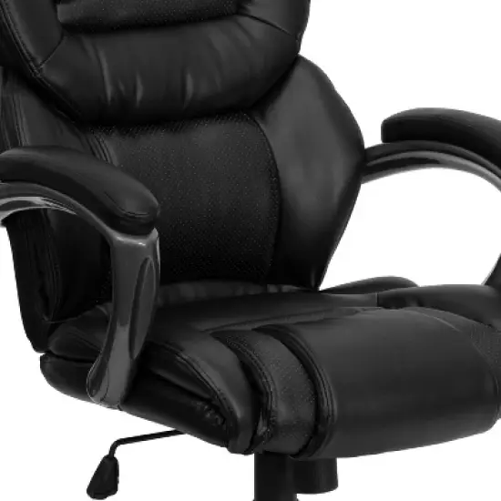 Emma and Oliver High Back Executive Swivel Ergonomic Office Chair with Accent Layered Seat/Back image {4}