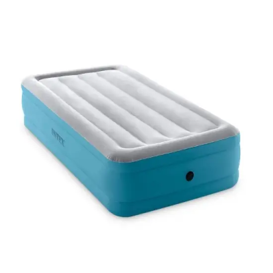 Intex Raised 16" Air Mattress with Hand Held 120V Pump - Twin Size image {1}