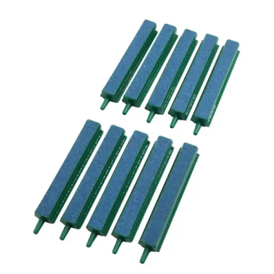 Unique Bargains Fish Tank Cleaner Bubble Release Oxygen Diffuser Air Stone 4.5" 10 Pcs image {4}