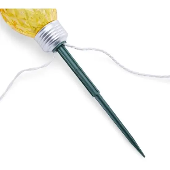 GE StayBright Random Sparkle 4-Count 60 LED Jumbo G-90 Pathway Set Multicolor 6 FT image {2}