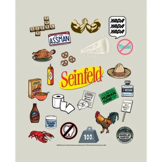 Men's Seinfeld Iconic Items T-Shirt image {1}