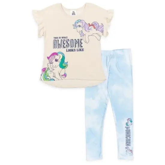 My Little Pony Skydancer Glory Graphic T-Shirt & Leggings White / Blue image {8}