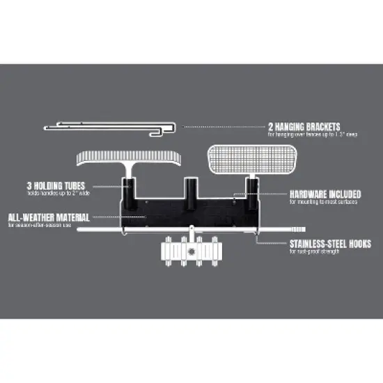 Poolmaster Swimming Pool and Spa Maintenance Tool Organizer image {3}