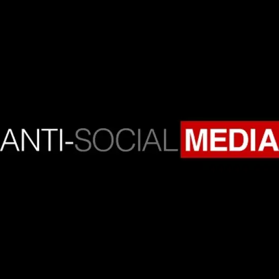 Men's Design By Humans Anti-Social Media By TWiP Tank Top image {1}