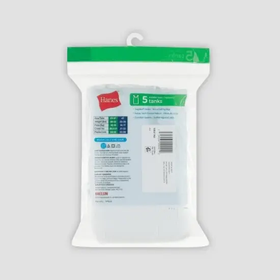 Hanes Toddler Boys' 5pk Tank Top - White image {3}