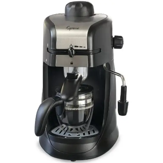 Capresso 304.01 Steam Pro Espresso & Cappuccino Maker, Black, 800 Watt image {1}