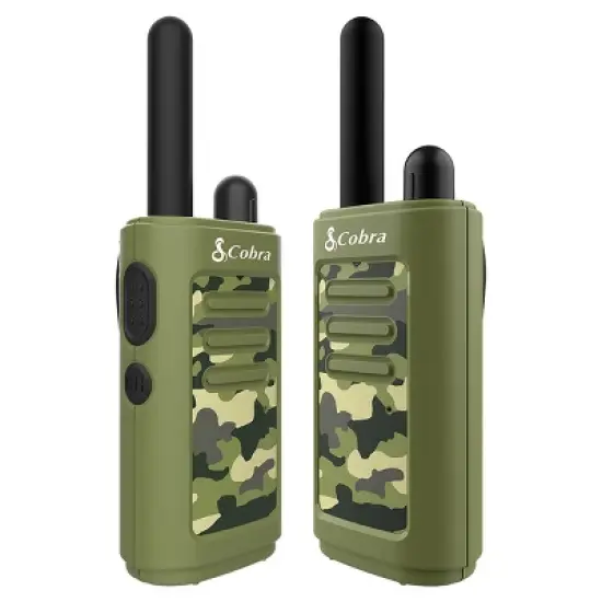 Cobra HE150 B - Kid Friendly Walkie Talkies - 16-Mile Range Two-Way Radio Set, 2-Pack - Green image {1}