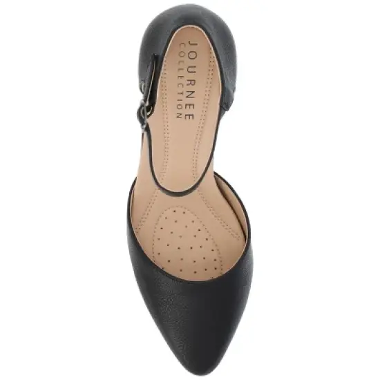 Journee Collection Womens Bettie Tru Comfort Foam Almond Toe Mid Heel Pumps image {3}