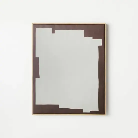 24" x 30" Simple Abstract Shape Framed Canvas - Threshold&trade; designed with Studio McGee image {2}