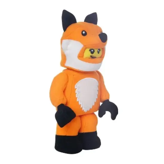 Manhattan Toy Company LEGO&reg; Minifigure Fox Costume Girl 9" Plush Character image {3}