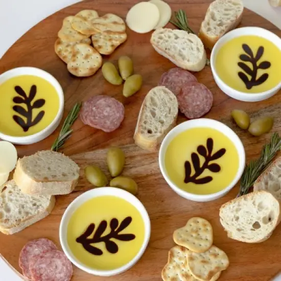 Jeanne Fitz 4pc Dipping Set Olive Oil/Balsamic Vinegar image {3}