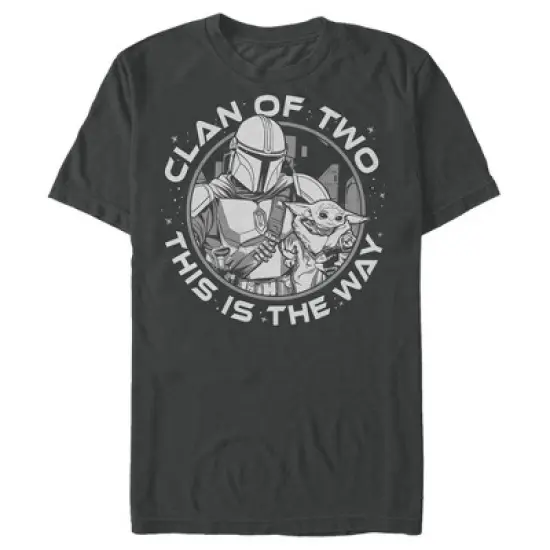 Men's Star Wars The Mandalorian Father's Day Clan of Two This is the Way T-Shirt image {4}