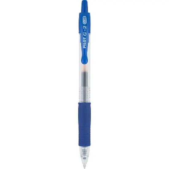 Pilot G2 Premium Retractable Gel Ink Pen Blue Ink Ultra Fine Dozen 31278 image {1}