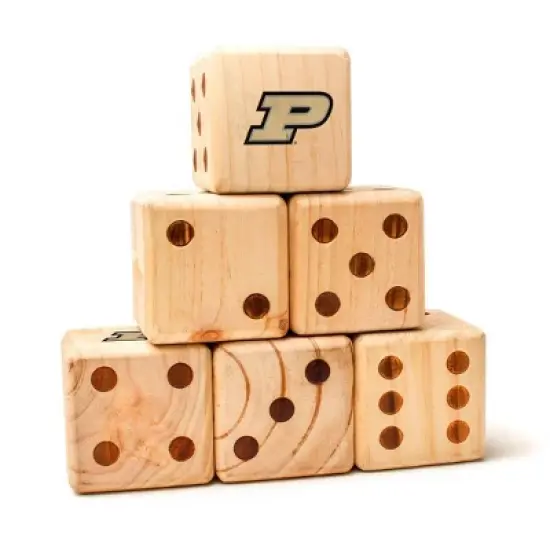 NCAA Purdue Boilermakers Lawn Bowling Yard Dice image {1}
