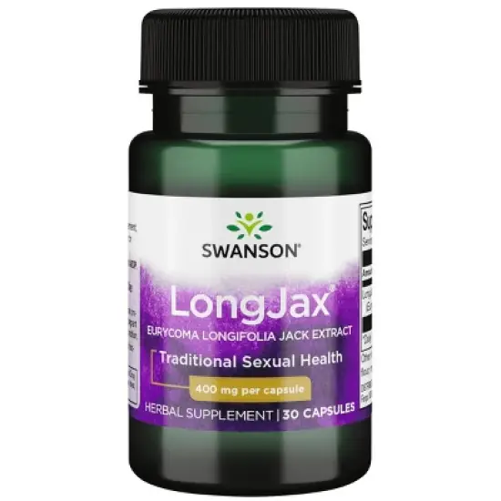 Swanson Herbal Supplements Longjax Eurycoma Longifolia Jack Extract 400 mg Capsule 30ct image {5}