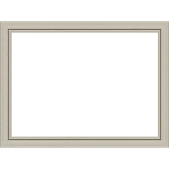 Amanti Art Romano Silver Narrow Framed Dry Erase Magnetic Board image {13}
