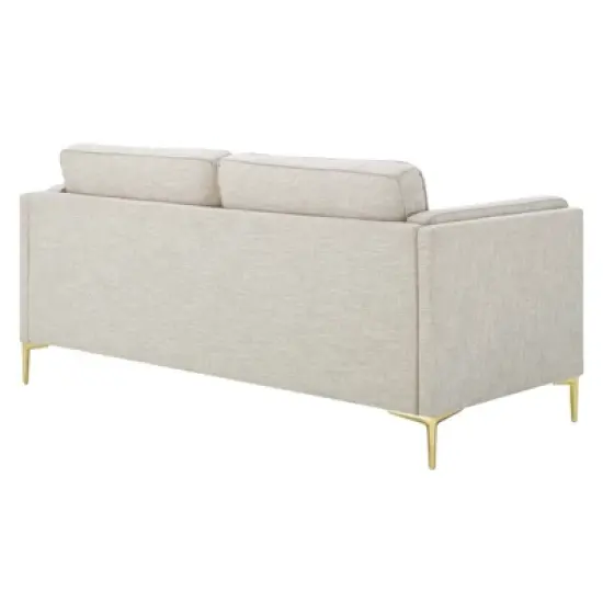 Kaiya Fabric Sofa Beige - Modway image {4}