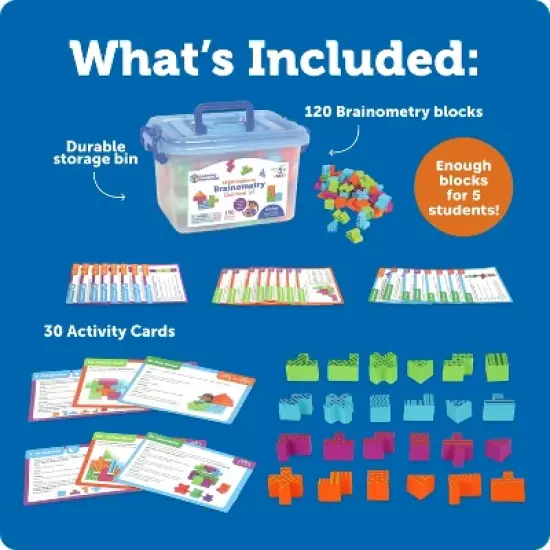 Learning Resources STEM Explorers Brainometry Classroom Set: Instruction Guide, Science Kits for Grades K-9 image {5}