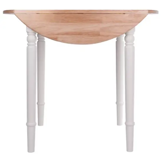 3pc Sorella Dining Table Set Natural/White - Winsome image {3}