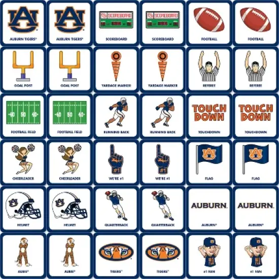 MasterPieces Officially Licensed NCAA Auburn Tigers Matching Game for Kids and Families image {2}