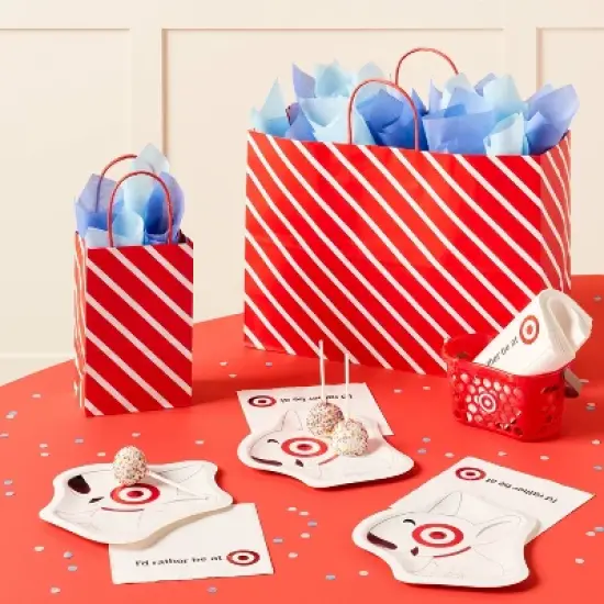 Target Bullseye Dog Shaped Snack Plate 20ct Spritz&trade; image {1}