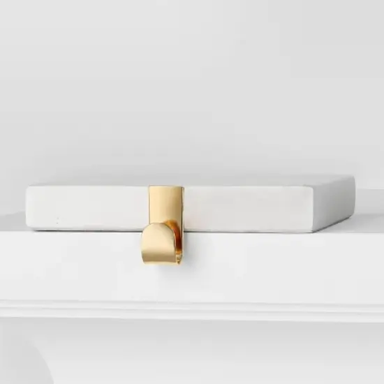 2pk Marble Christmas Stocking Holder White/Gold - Wondershop&trade; image {3}