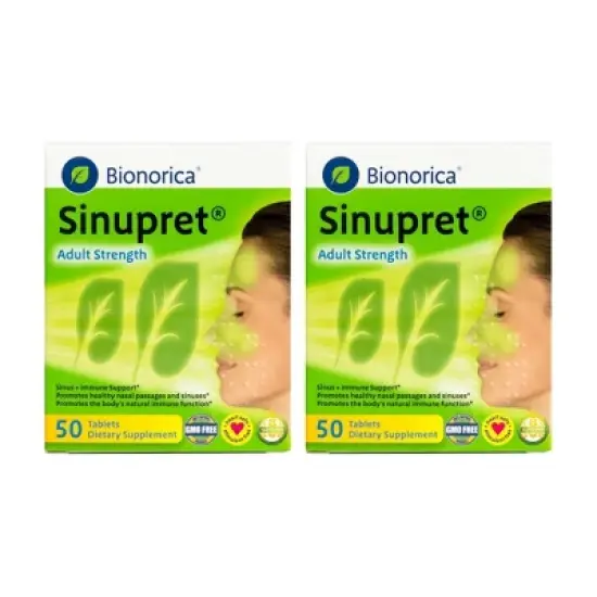 Bionorica Sinupret Adult Strength Sinus - Immune Support Supplement - All Natural - Herbal Nasal Passage & Immunity Boost image {15}