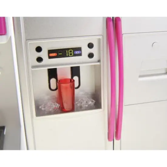 Insten Mini Modern Kitchen Playset with Refrigerator, Stove, Sink, Microwave, 21 x 4 x 14 in image {5}