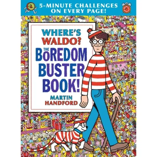 Where's Waldo? the Boredom Buster Book: 5-Minute Challenges - by Martin Handford (Hardcover) image {1}