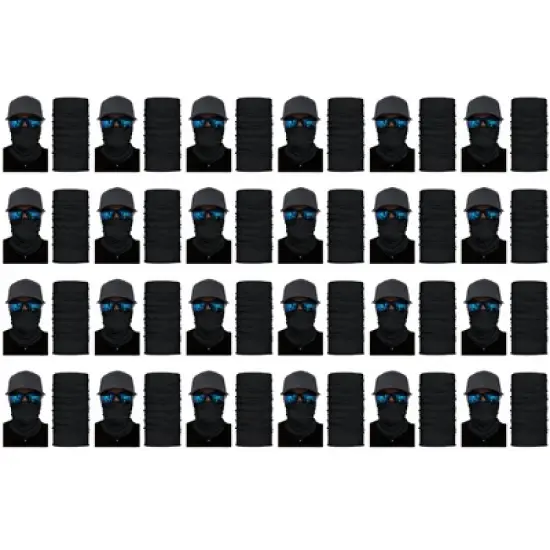 24 Pack Neck Gaiters Bulk Set for Events Teams or Promotional Use image {6}