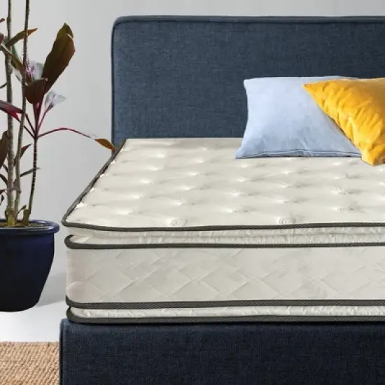 Continental Sleep, 12-Inch Medium Firm Pillow Top Heavier Pocket Coil Spring Hybrid Mattress image {1}