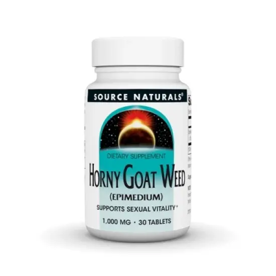 Horny Goat Weed 1000 mg by Source Naturals, Inc.  -  30 Tablet image {3}