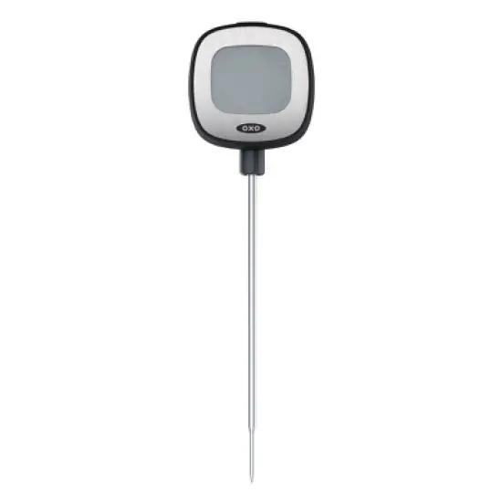 OXO Digital Instant Read Thermometer: Quick Read Cooking Tool, Stainless Steel, -22 to 302&deg;F, Includes Storage Sleeve image {3}