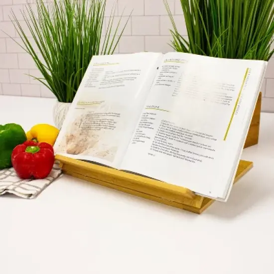 BergHOFF Bamboo Adjustable Bookstand, Great for Cook Book and Tablet image {6}