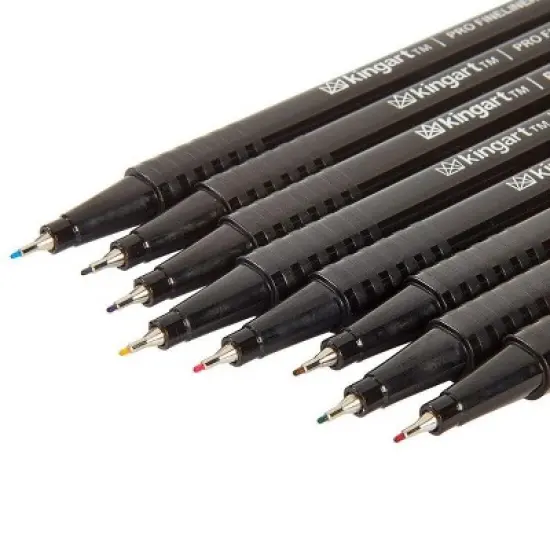 KINGART PRO Fine Line Pens 36 Colors image {1}
