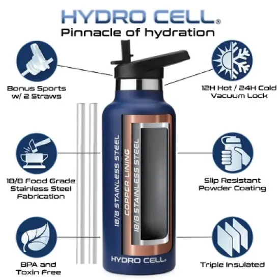 20oz Hydro Cell Standard Mouth Stainless Steel Water Bottle image {2}
