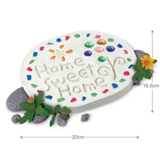 4M: Make Your Garden: Stepping Stone - DIY Ceramic Yard Decor Kit, Arts & Craft image {4}