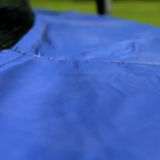 Skywalker Trampolines 12' Round Jump-N-Toss Trampoline with Enclosure - Blue image {4}