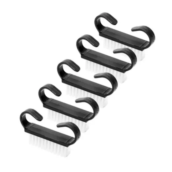 Unique Bargains Durable Solid Nail Cleaning Brush Small 5Pcs image {7}