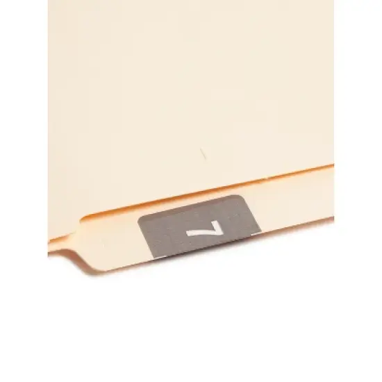 Smead Single Digit End Tab Labels Number 7 Gray 250/Roll 67427 image {1}