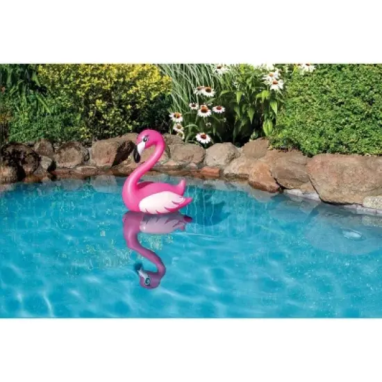 Poolmaster Flamingo Floating Swimming Pool and Backyard Decor image {1}