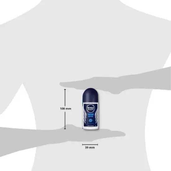 Nivea Men Anti Perspirant Roll On, Fresh Active 1.7oz (3 Pack) image {4}