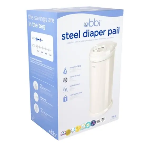 Ubbi Steel Diaper Pail image {1}