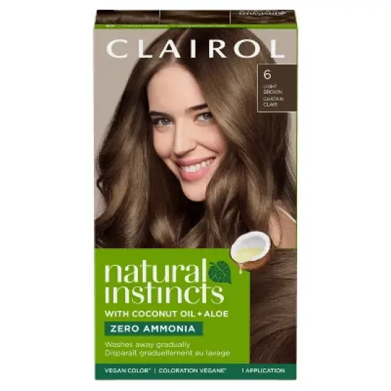 Natural Instincts Clairol Demi-Permanent Hair Color Cream Kit - Brown image {16}